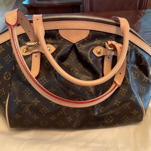 Limited edition LV bag in brand new condition canvas leather with LV logos.